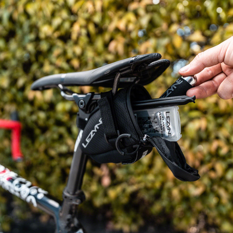 NEW Lezyne M-Caddy Seat Bag Tubeless Kit - Black