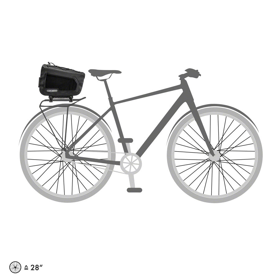 NEW Ortlieb E Trunk Rack Bag - 10L, Black - Around the Cycle