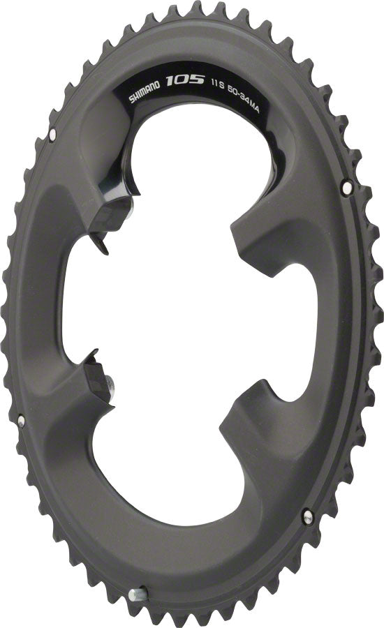 NEW Shimano 105 5800-L 50t 110mm 11-Speed Chainring For 50/34t Black - Around the Cycle