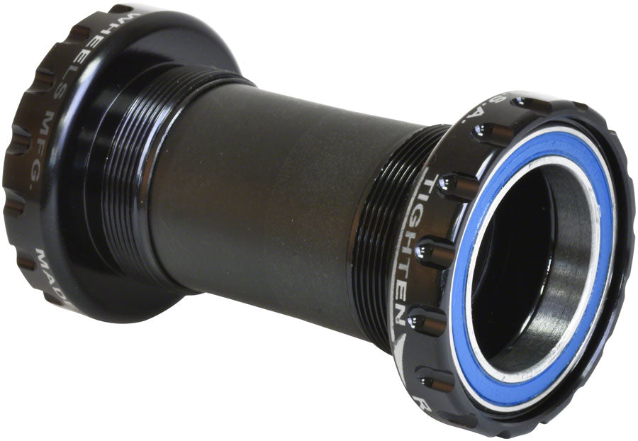 NEW Wheels Manufacturing BSA English Threaded Bottom Bracket - DUB Spindle, ABEC-3 Bearing, Black