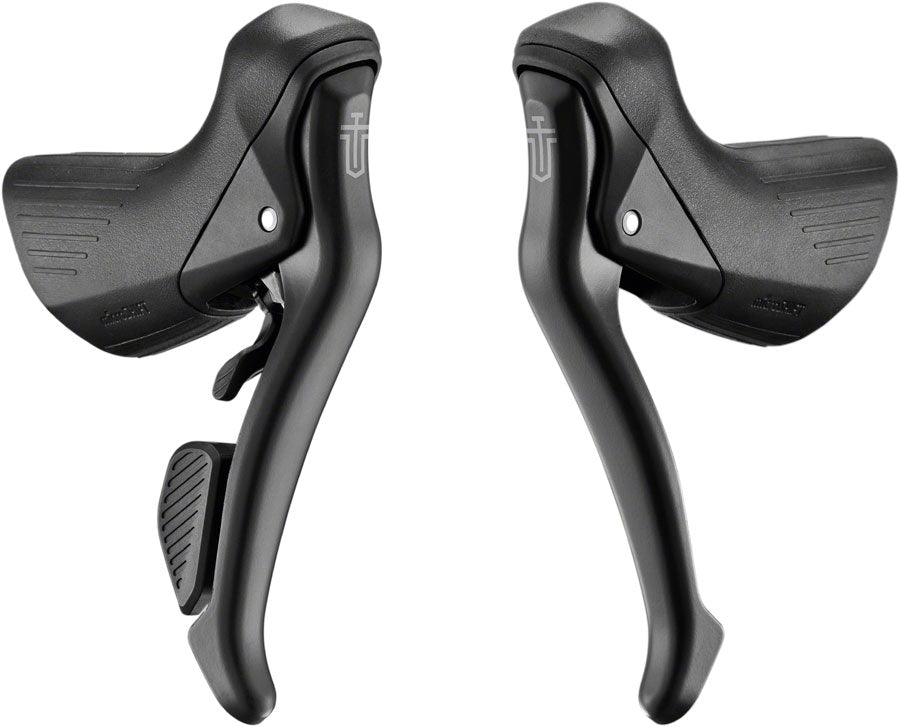 NEW microSHIFT Sword Black Drop Bar Shifter/Brake Lever Set - 1 x 9-Speed, Black - Around the Cycle