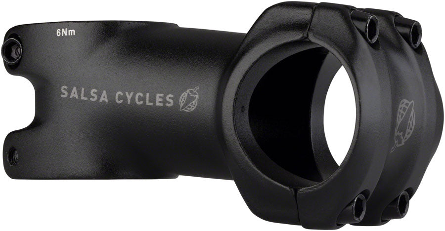 NEW Salsa Guide Stem - 60mm, 31.8 Clamp, +/-6, 1 1/8", Aluminum, Black