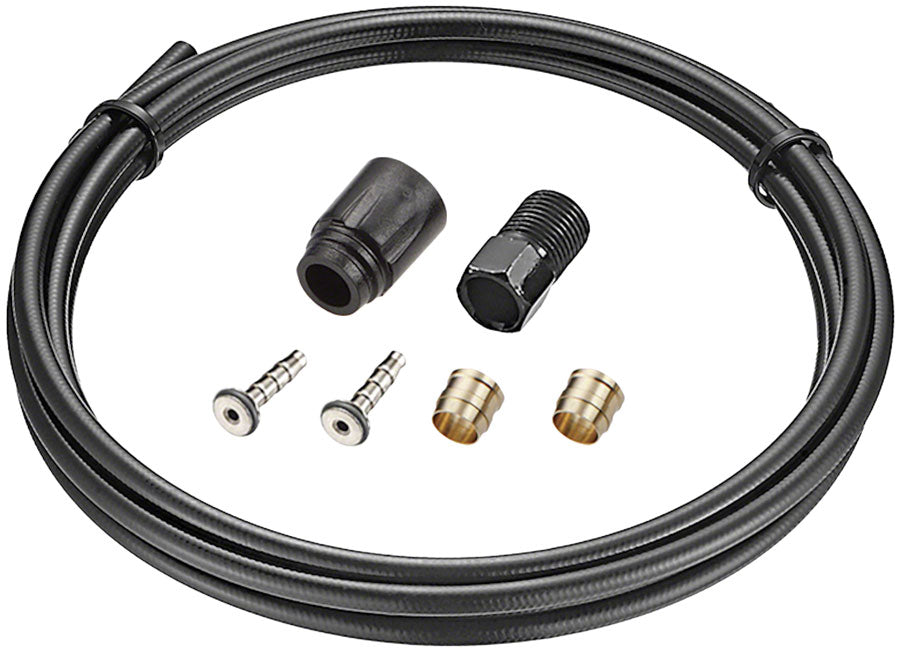 NEW Tektro #50 Hydraulic Brake Hose Kit - With Connecting Bolt Unit, 5.5mm x 2500mm, For Auriga Twin+ and Auriga+ - Around the Cycle