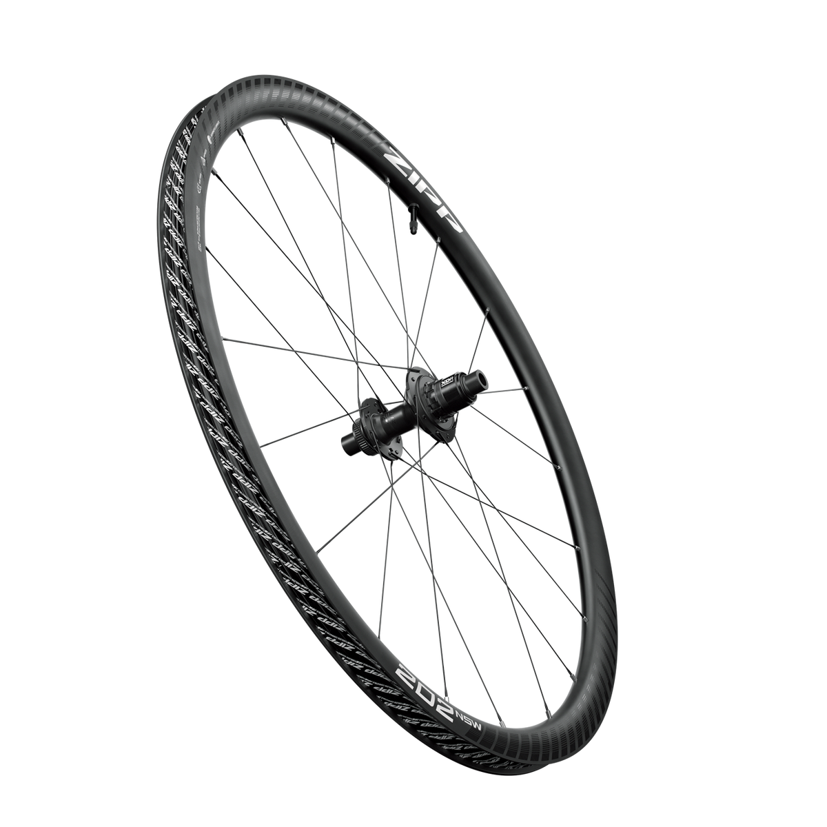 NEW Zipp 202 NSW Rear Wheel - 700, 12 x 142mm, Center-Lock, Tubeless, Carbon, Black/Dark Gray, 20H, A1