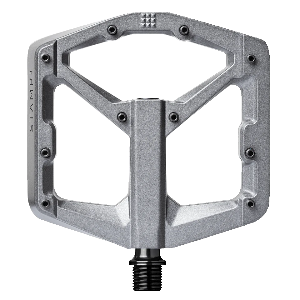 NEW Crank Brothers Stamp 3 Platform Pedals Large Charcoal Grey