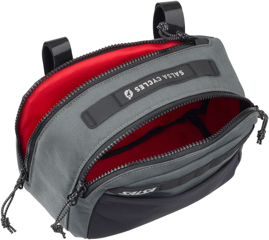 NEW Salsa EXP-R Series Fireweed Handlebar Bag - Gray - Around the Cycle