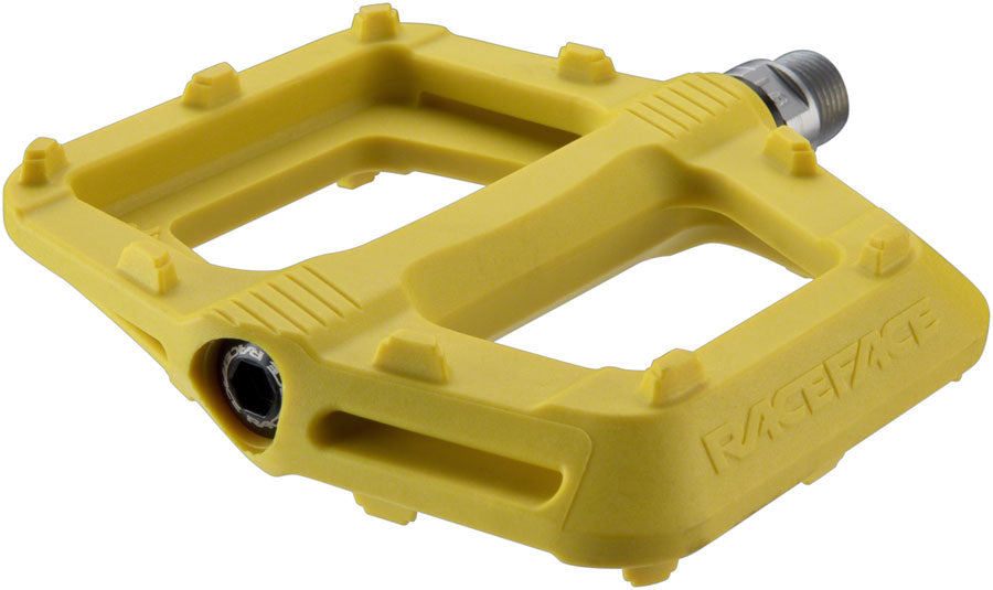 NEW RaceFace Ride Pedals - Platform, Composite, 9/16", Yellow - Around the Cycle