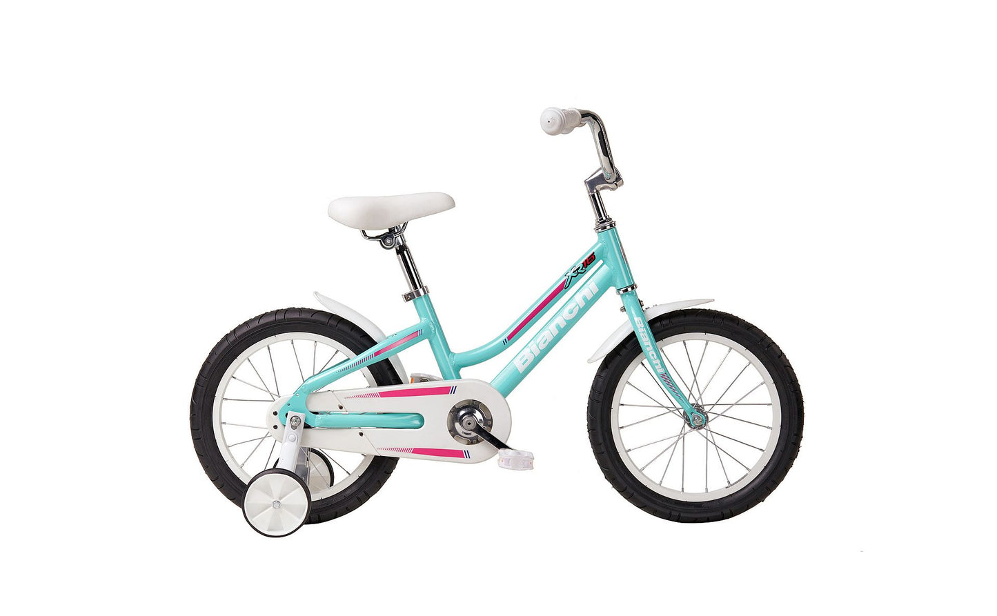 NEW Bianchi XR16 Kids Single Speed Bike Celeste/White