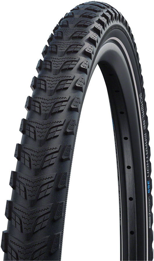 NEW Schwalbe Marathon 365 Tire - 20 x 2.1, Clincher, Wire, Black/Reflective, Performance Line, GreenGuard, Addix 4Season, E-50