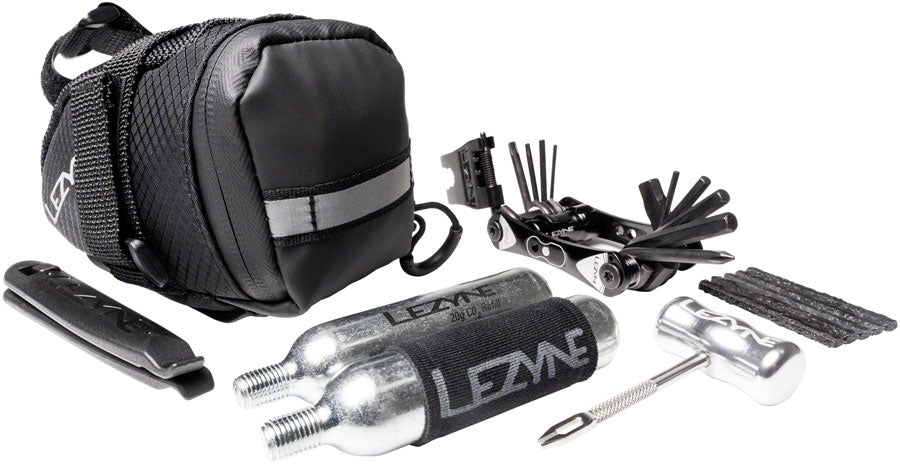 NEW Lezyne M-Caddy Seat Bag Tubeless Kit - Black