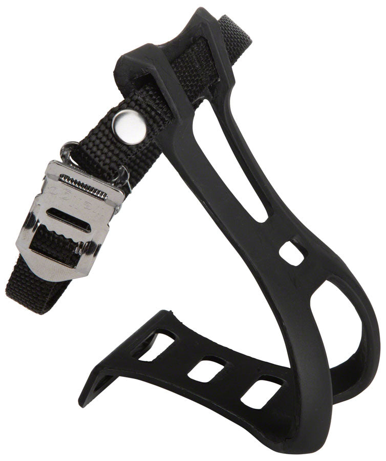 NEW Dimension Toe Clip and Strap Set MD Black