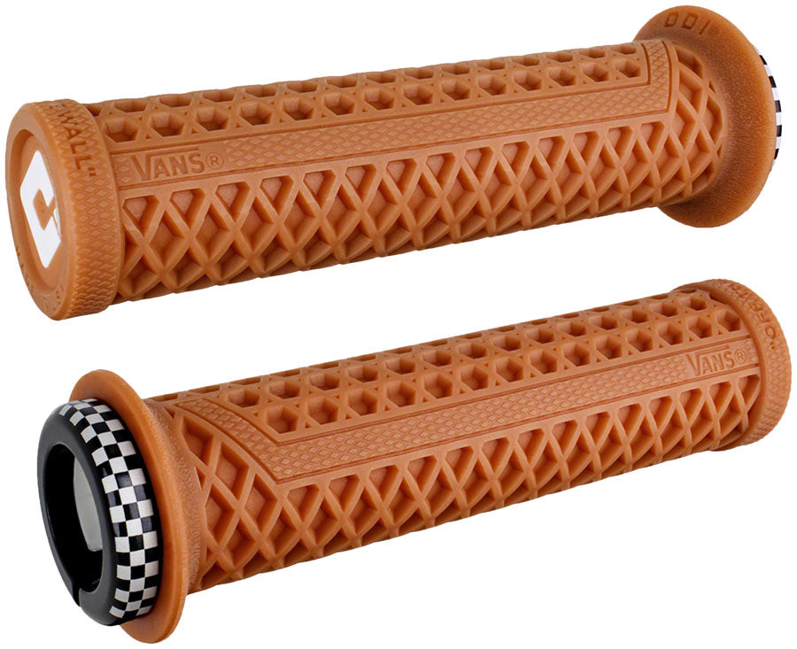 NEW ODI Vans v2.1 Lock-On Grips - Gum - Around the Cycle