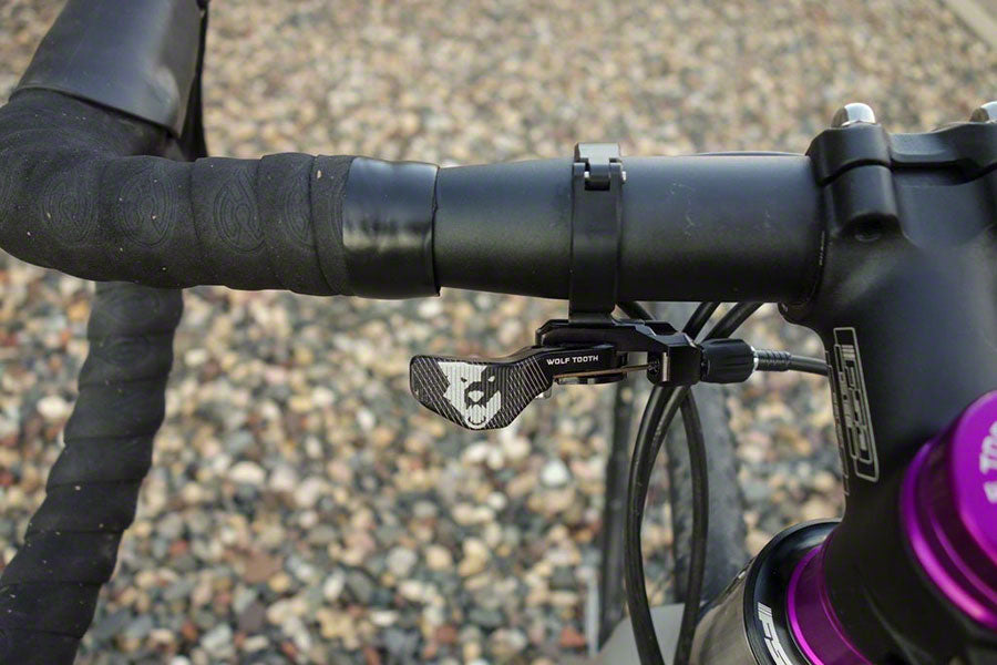 NEW Wolf Tooth ReMote Light Action Dropper Lever with 31.8mm Clamp for Dropbars - Around the Cycle