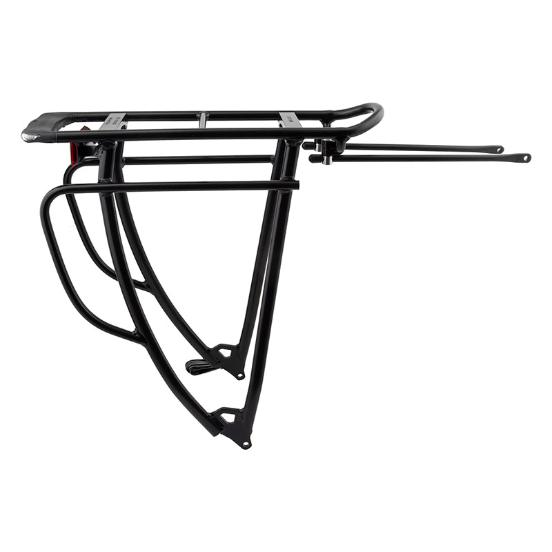 NEW Racktime Shive EVO Touring Rear Rack, 26" , AC Power - Dynamo, Black