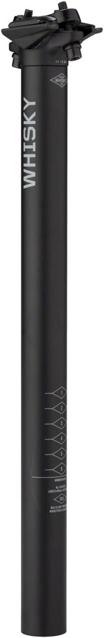 NEW WHISKY No.7 Alloy Seatpost - 30.9 x 400mm, 0mm Offset, Matte Black