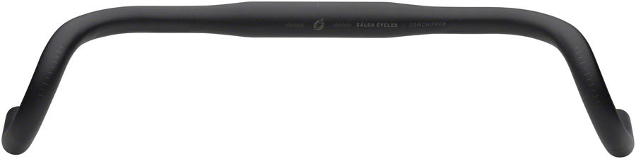 NEW Salsa Cowchipper Alloy Bar Drop Handlebar Salsa Cowchipper Drop Handlebar - Aluminum, 31.8mm, 44cm, Black