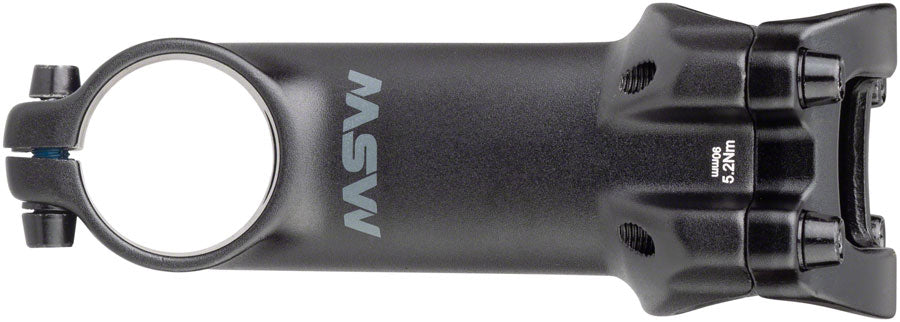 NEW MSW 17 Stem - 90mm 31.8 Clamp +/-17 1 1/8 Aluminum Black - Around the Cycle