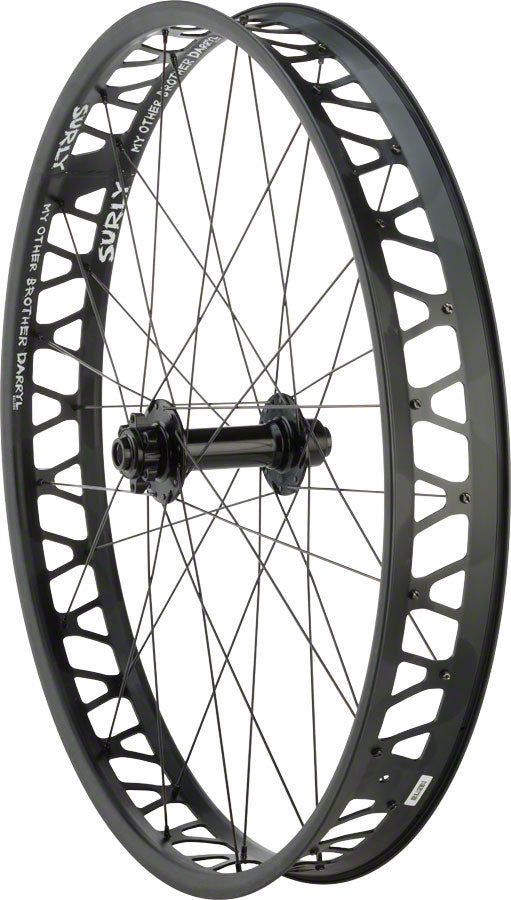 NEW Quality Wheels Formula/Other Brother Darryl Front Front Wheel - 26", 15 x 150mm, 6-Bolt, Black - Around the Cycle