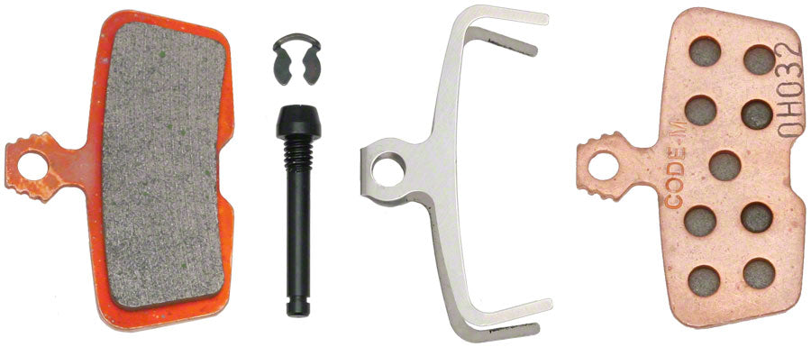 NEW SRAM/Avid Code, Code RSC, Code R, Guide RE Metallic Disc Brake Pad, Steel Back, Pair - Around the Cycle