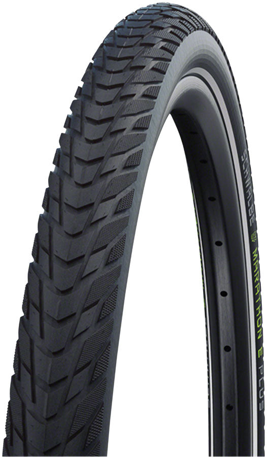 NEW Schwalbe Marathon E-Plus Tire - 700 x 35, Clincher, Wire, Black/Reflective, Performance, Addix, SmartGuard - Around the Cycle
