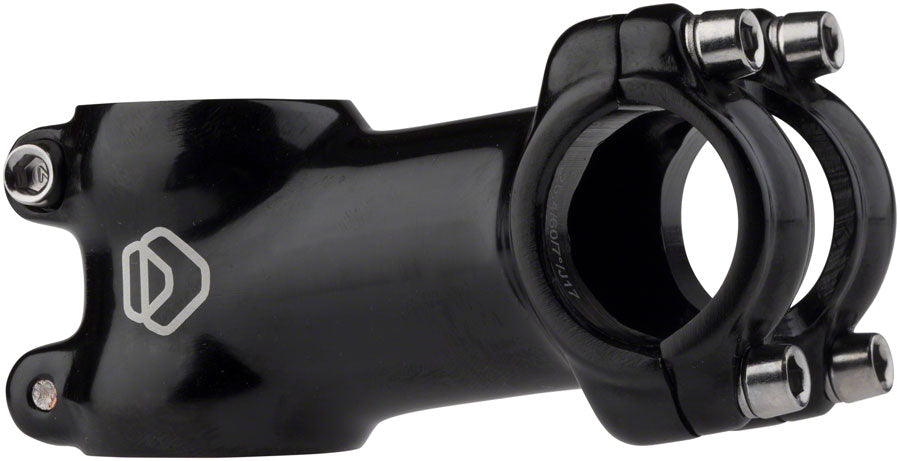 NEW Dimension 25.4 Stem - 100mm, 25.4 Clamp, +/-7, 1 1/8", Alloy, Black - Around the Cycle