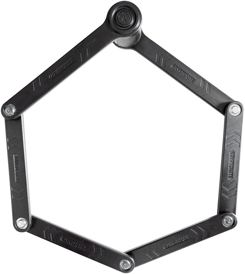 NEW Kryptonite Keeper 510 Folding Lock: Black, 100cm, 3mm