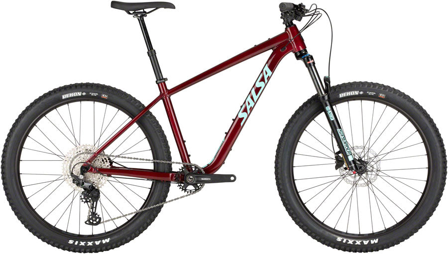 NEW Salsa Rangefinder Deore 12 27.5+ - Dark Red Hardtail Mountain Bike