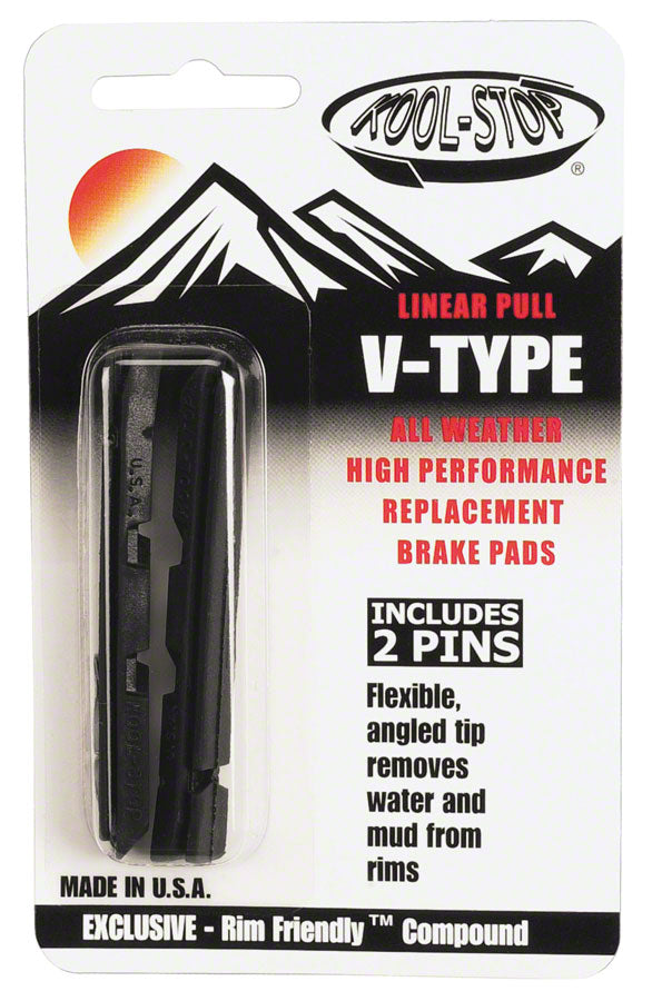 NEW Kool-Stop Linear Pull Replacement Brake Pads Black - Around the Cycle