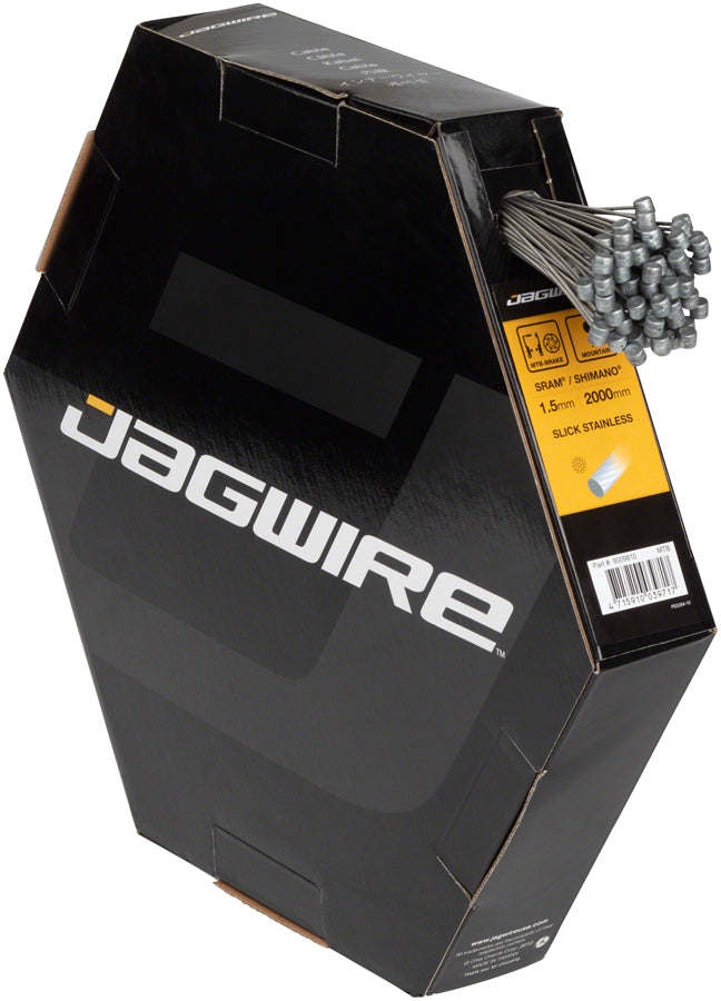 NEW Jagwire Sport Brake Cable 1.5x2000mm Slick Stainless SRAM/Shimano MTB, Box of 100