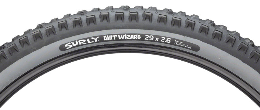 NEW Surly Dirt Wizard Tire 29 2.6, Tubeless, Black/Slate, 60 tpi