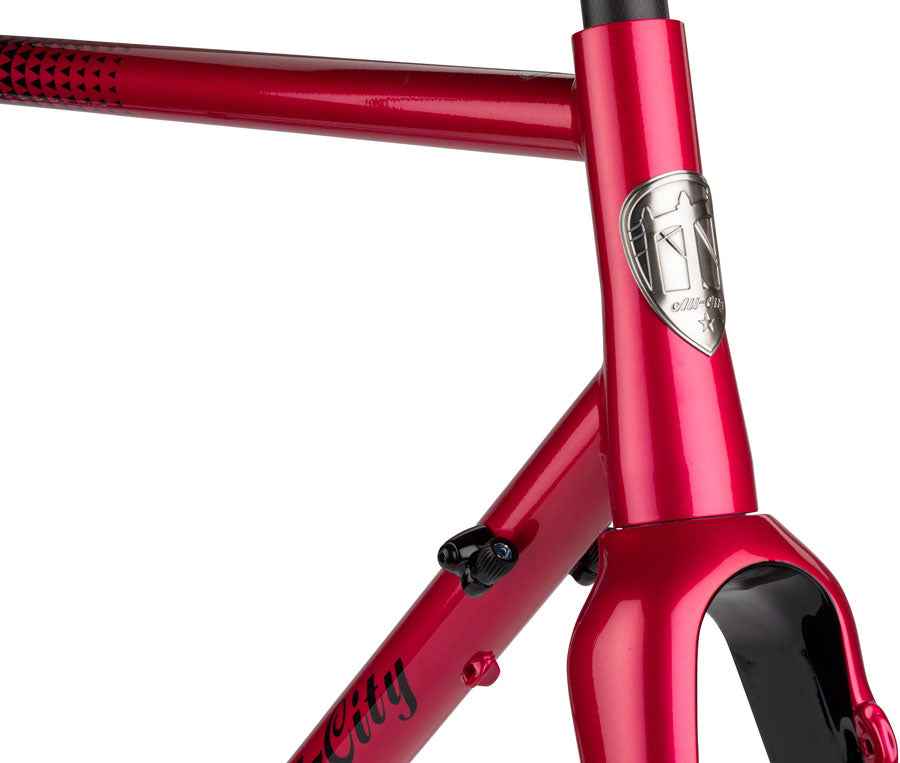 NEW All-City Zig Zag Sour Cherry Seltzer Road Frameset