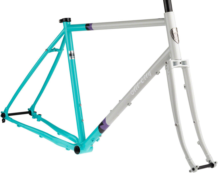 NEW All-City Gorilla Monsoon 650b Frameset, Aqua Seafoam - Around the Cycle