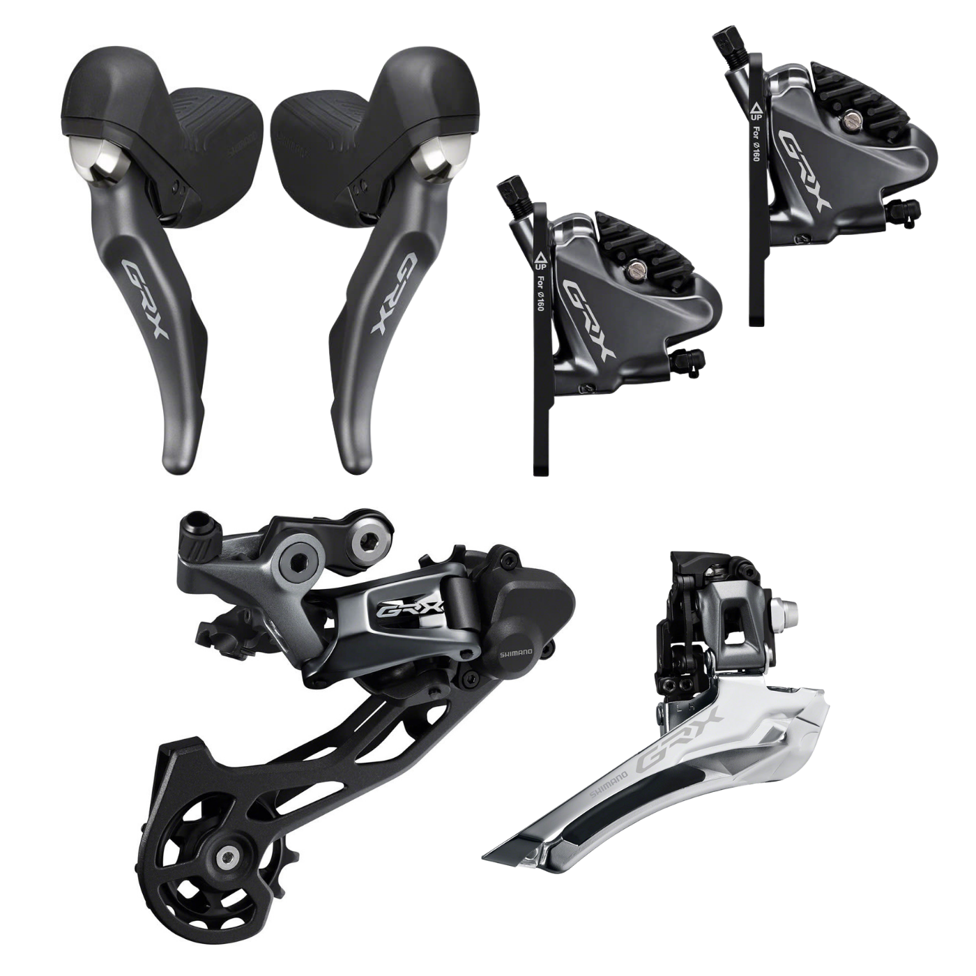 Shimano GRX レバー ブレーキ セット shimano GRX810 STIレバー Shimano GRX レバー ブレーキ セット shimano GRX810 STIレバー