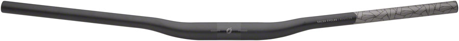 NEW Salsa Rustler Carbon Bar Flat/Riser Handlebar Salsa Rustler Carbon Riser Handlebar, 31.8, 800mm width, Black - Around the Cycle