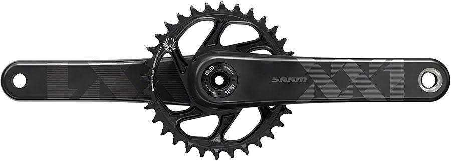 NEW SRAM XX1 Eagle Carbon Crankset Carbon 175mm, Black
