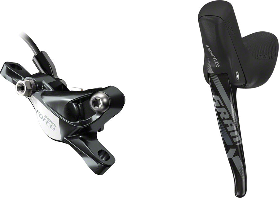 NEW SRAM Force 1 Disc Brake and Lever - Front, Hydraulic, Post Mount, Black, A1