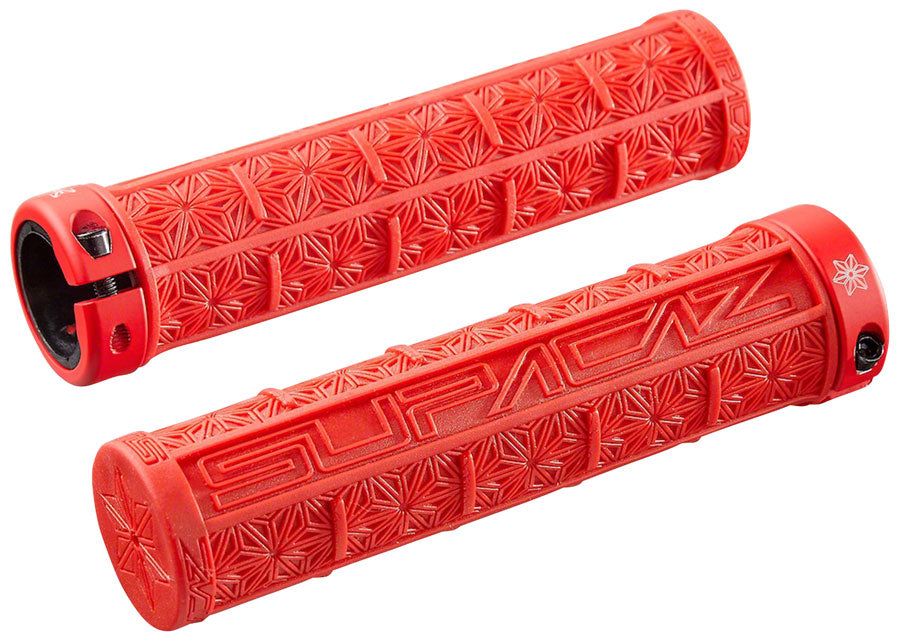 NEW Supacaz, Grizips Classic, Grips, 135mm, Red, Pair - Around the Cycle