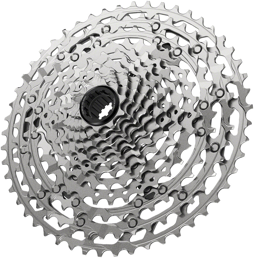 NEW Shimano Deore M6100 Cassette Shimano Deore CS-M6100-12 Cassette - 12-Speed, 10-51t, Silver, For Hyperglide+ - Around the Cycle