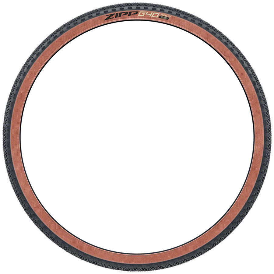 NEW Zipp Speed Weaponry G40 XPLR Puncture Resistant Tire - 700 x 40, Tubeless, Folding, Black/Tan, A2