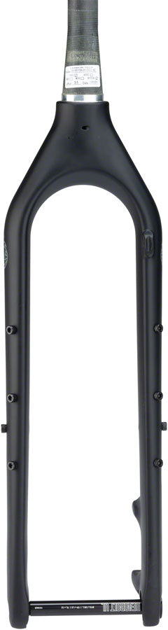 NEW Salsa Firestarter 110 Deluxe Cabon Rigid Mountain Fork Salsa Firestarter 110 Deluxe Carbon Fork, 15x110mm Thru-Axle, Matte Black - Around the Cycle