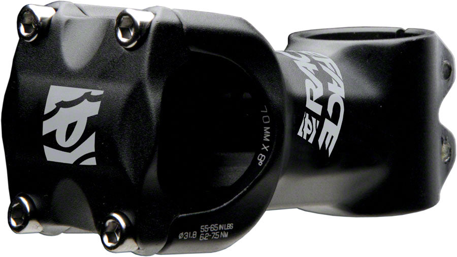 NEW RaceFace Ride XC Stem - 70mm, 31.8 Clamp, +/-6, 1 1/8", Aluminum, Black - Around the Cycle