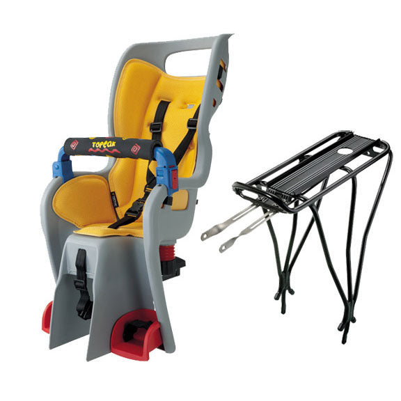NEW Topeak Babyseat II Non Disc Rack 26/27/700 Wheels ,Yellow Seat pad