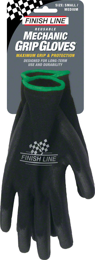 NEW Finish Line Mechanic's Grip Gloves, SM/MD