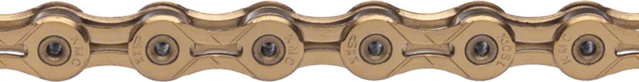 NEW KMC X10SL Chain: 10 speed 116 Links Ti Nitride Gold - Around the Cycle