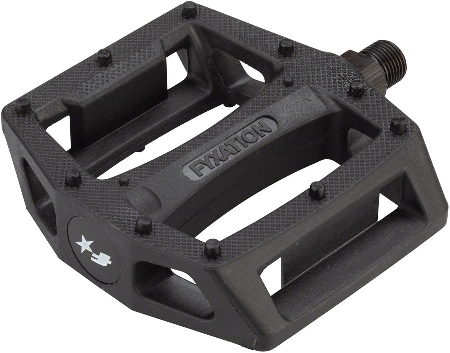 NEW Fyxation Gates Pedals - Platform, Plastic, 9/16", Black