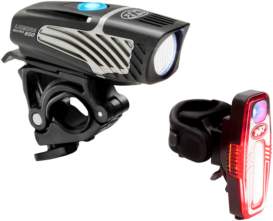 NEW NiteRider Lumina Micro 650 and Sabre 110 Headlight and Taillight Set - Around the Cycle
