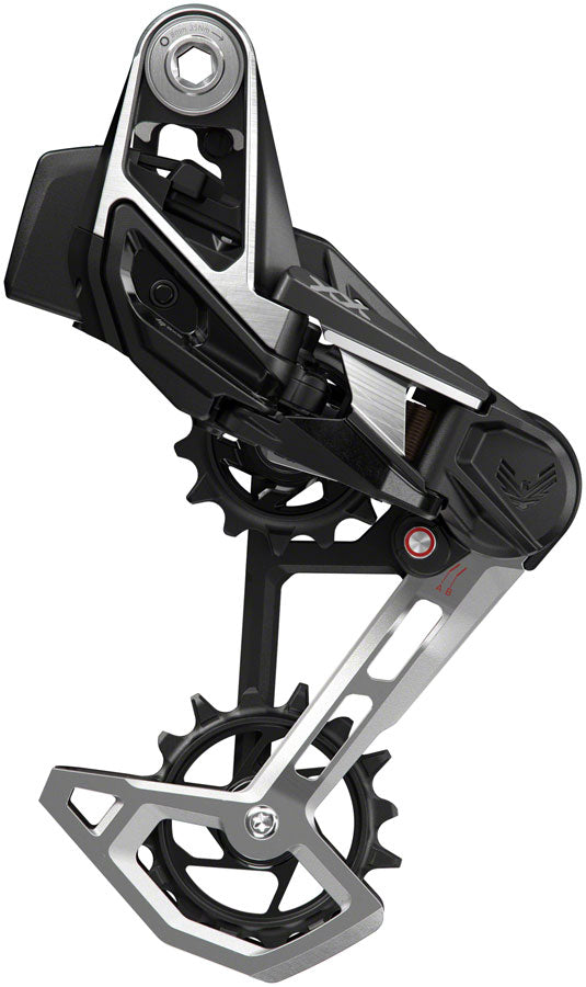 NEW SRAM XX Eagle T-Type AXS Rear Derailleur - 12-Speed, 52t Max, (Battery Not Included), Wheel Axle Mount, Aluminum Cage, Black/Silver - Around the Cycle