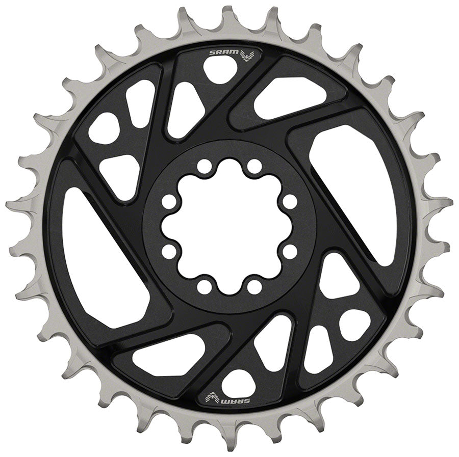 NEW SRAM XX Eagle T-Type Direct Mount Chainring - 30t, 12-Speed, 8-Bolt Direct Mount, 3mm Offset, Aluminum, Black, D1 - Around the Cycle