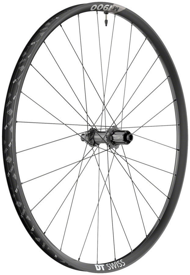 NEW DT Swiss M 1900 Spline 30 Rear Wheel - 29 12 x 142mm Center-Lock HG 11 MTN Black - Around the Cycle