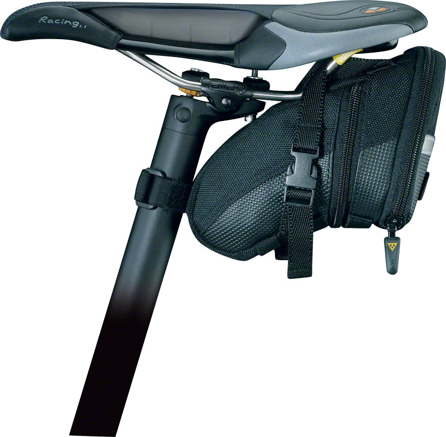 NEW Topeak Aero Wedge Seat Bag: MD, Black
